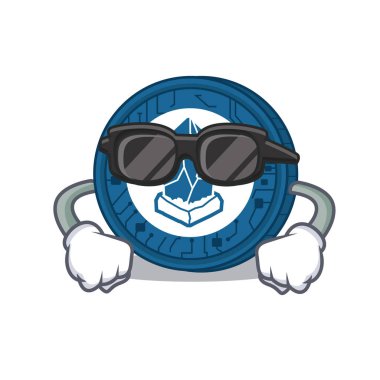 Süper cool Lisk sikke karakter karikatür