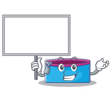 Tahta kalem büyük karakter karikatür getirmek