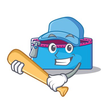 İskambil beyzbol kalem büyük karakter karikatür