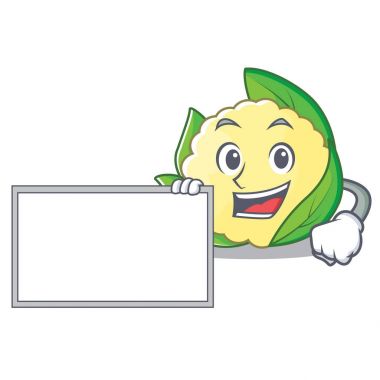 Yönetim Kurulu karnabahar karakter karikatür tarzı ile