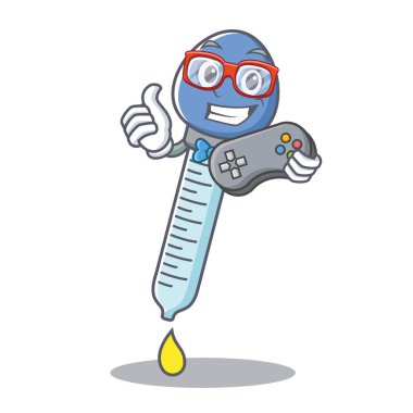 Oyun damlalık karakter karikatür tarzı