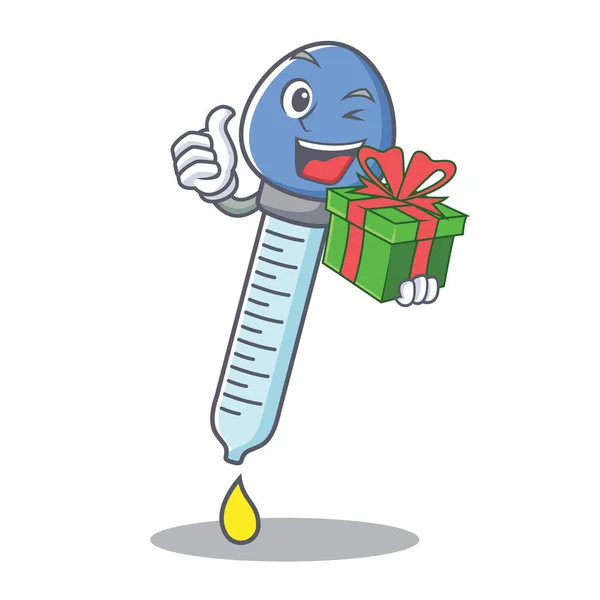 Estilo de dibujos animados de carácter de gotero de Elf — Vector de