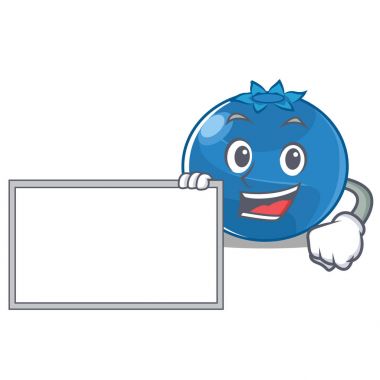 Yönetim Kurulu yaban mersini karakter karikatür tarzı ile