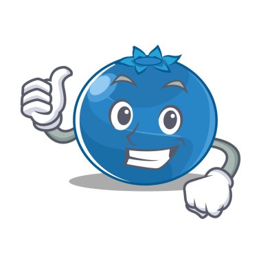 Yaban mersini karakter karikatür tarzı Yaşasın