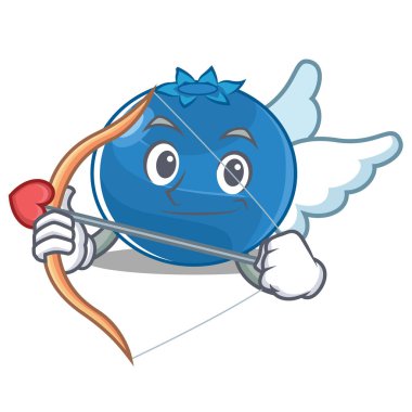 Aşk tanrısı yaban mersini karakter karikatür tarzı