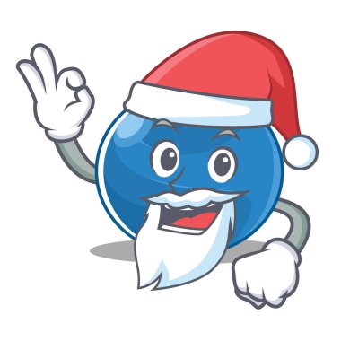 Santa yaban mersini karakter karikatür tarzı