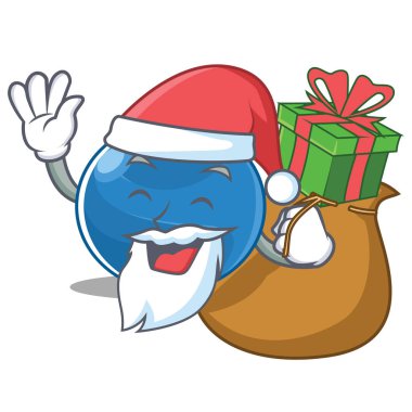 Noel Baba hediye yaban mersini karakter karikatür tarzı ile