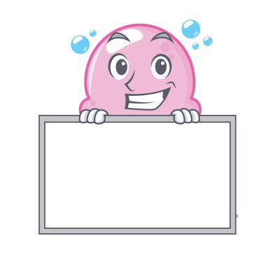 Yönetim Kurulu şirin denizanası karakter karikatür ile sırıtarak