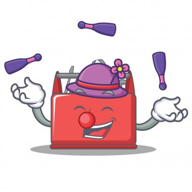 Araç kutusu karakter karikatür hokkabazlık