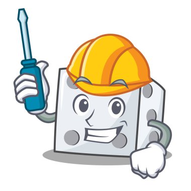 Otomotiv zar karakter karikatür tarzı