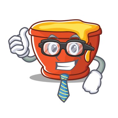 İşadamı tatlım karakter karikatür tarzı