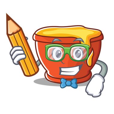 Öğrenci tatlım karakter karikatür tarzı