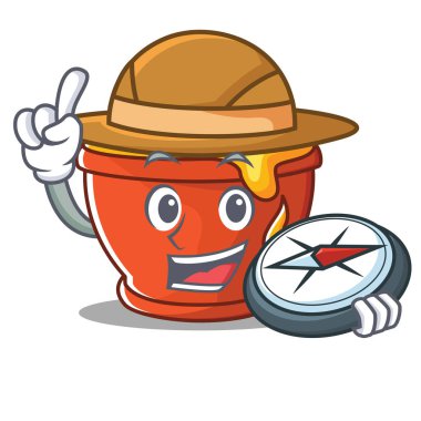 Explorer tatlım karakter karikatür tarzı