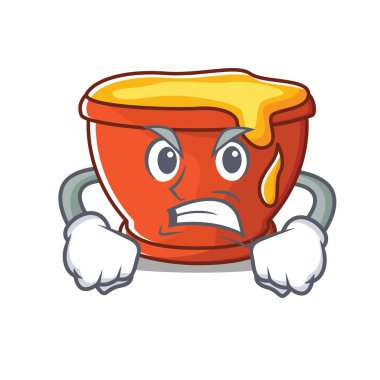 Kızgın tatlım karakter karikatür tarzı