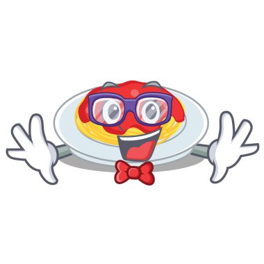 Geek spagetti karakter karikatür tarzı