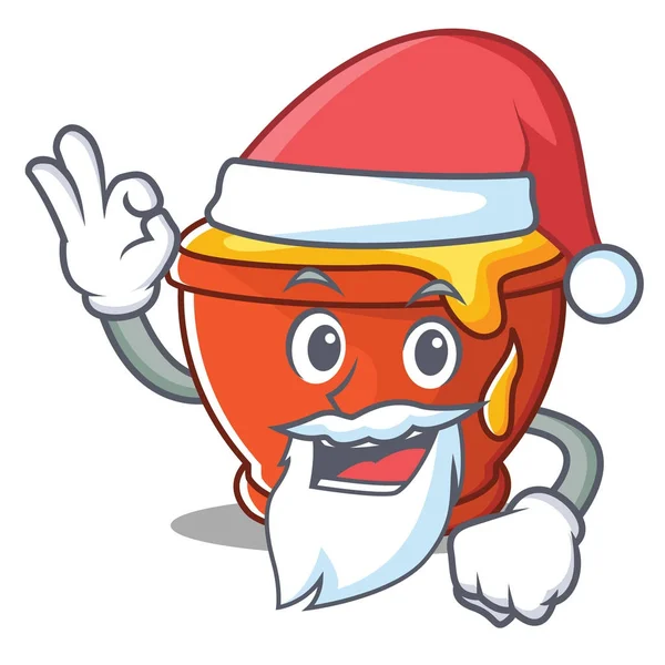 Noel Baba bal karakter karikatür tarzı — Stok Vektör