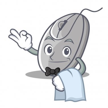 Garson fare maskot karikatür tarzı