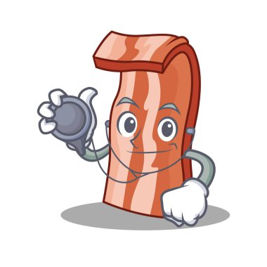 Doktor pastırma karakter karikatür tarzı