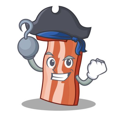 Korsan pastırma karakter karikatür tarzı