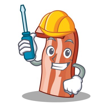 Otomotiv pastırma maskot karikatür tarzı