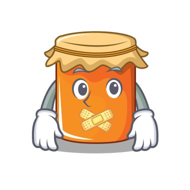 Sessiz reçel maskot karikatür tarzı