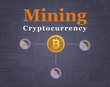 Blok zinciri Tema arka plan stili