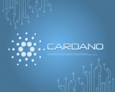 Cardano bitcoin arka plan koleksiyonu hisse senedi