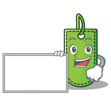 Yönetim Kurulu fiyat etiketi karakter karikatür ile