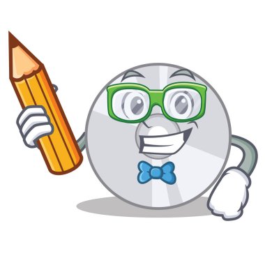 Öğrenci Cd karakter karikatür tarzı