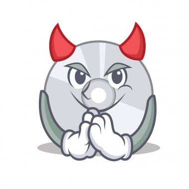 Şeytan Cd maskot karikatür tarzı