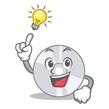 Bir fikir Cd maskot karikatür tarzı var