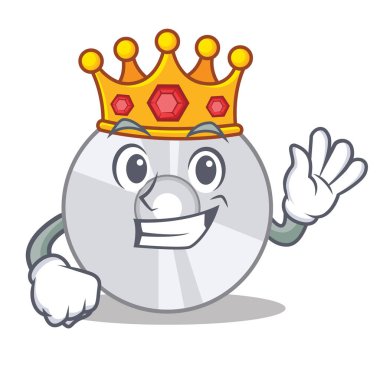 Kral Cd maskot karikatür tarzı