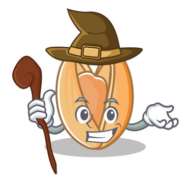 Cadı Antep fıstığı maskot çizgi film