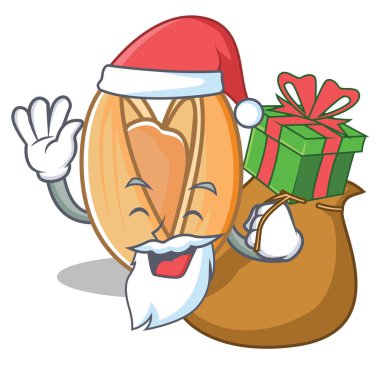 Noel Hediyelik Antep fıstığı maskot karikatür ile