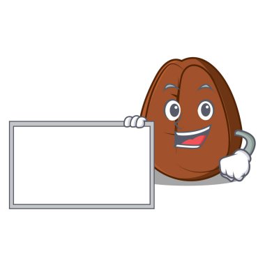 Yönetim Kurulu kahve çekirdeği karakter karikatür ile