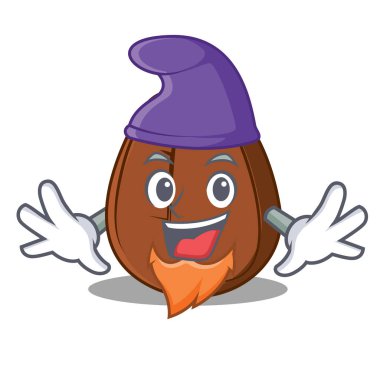 Elf kahve çekirdeği karakter karikatür