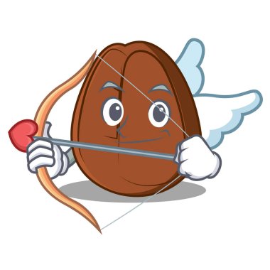 Eros kahve bean karakter karikatür