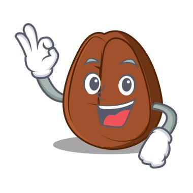 İyi kahve çekirdeği karakter karikatür