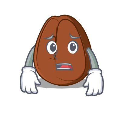 Korkarım kahve çekirdeği maskot çizgi film