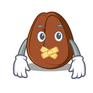 Sessiz kahve çekirdeği maskot çizgi film