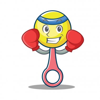 Boks çıngırak oyuncak karakter karikatür
