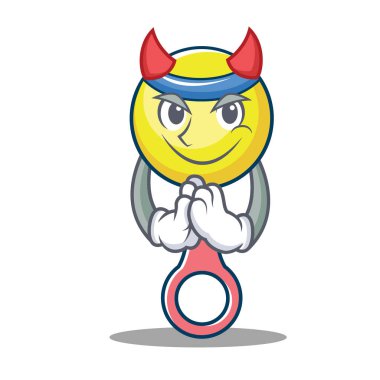 Şeytan çıngırak oyuncak maskot çizgi film