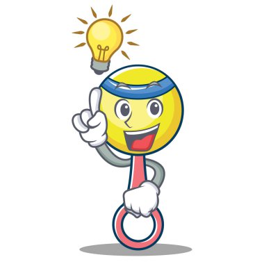 Oyuncak maskot karikatür çıngırak bir fikrim var.