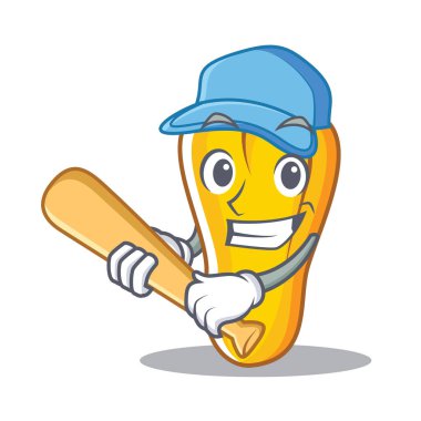 Oyun beysbol kaju karakter karikatür tarzı