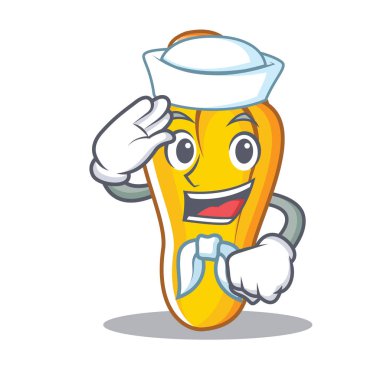 Denizci kaju karakter karikatür tarzı