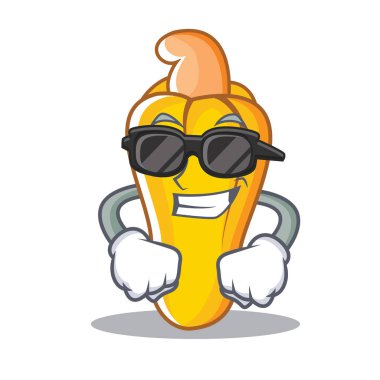 Süper cool kaju karakter karikatür tarzı