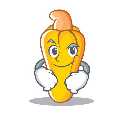 Smirking kaju karakter karikatür tarzı