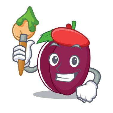 Sanatçı Erik karakter karikatür tarzı