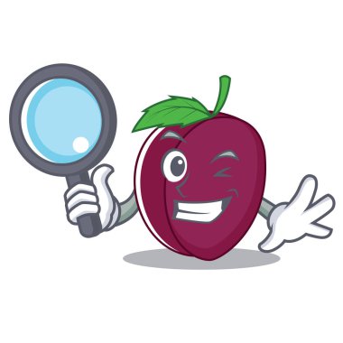 Dedektif Erik karakter karikatür tarzı