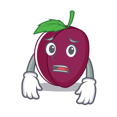 Yazık ki Erik maskot karikatür tarzı